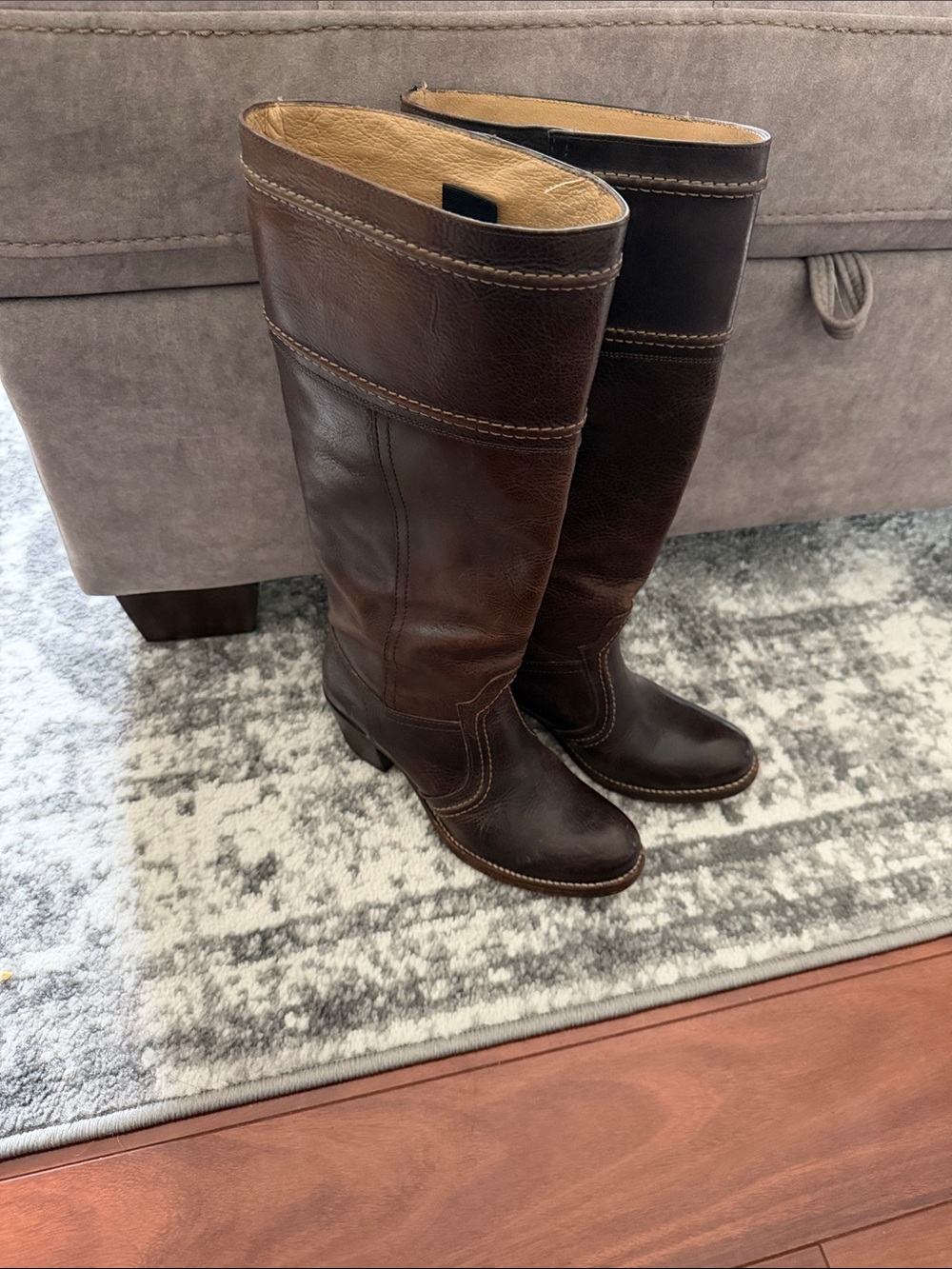 Frye Jane tall boots brown size 7